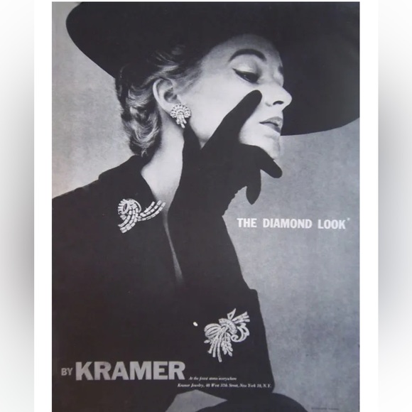 Vintage KRAMER choker-style bow necklace - Picture 12 of 15